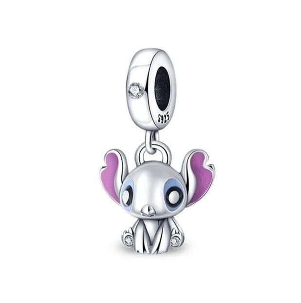 Lilo & Stitch dangle charm for women bracelet S925 Sterling Silver / friend birthday gifts, Christmas gift