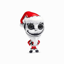 Disney The Nightmare Before Christmas Jack Skellington Dangle charm for women bracelet S925 Sterling Silver  / friend Christmas gift