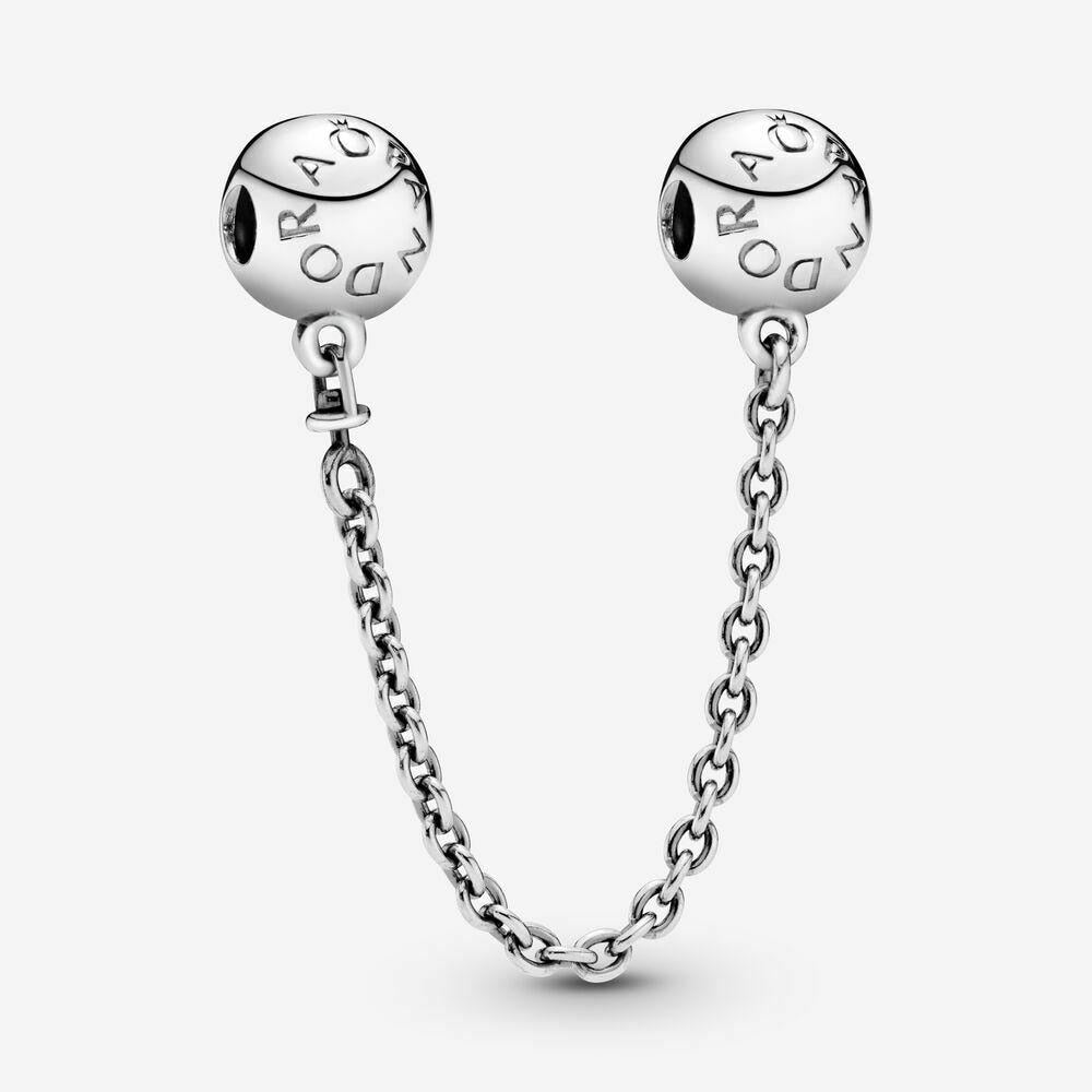 Logo safety chain, rose gold , elegance, family heart safety charm for women bracelet S925 Sterling Silver Gifts For Women / friend birthday