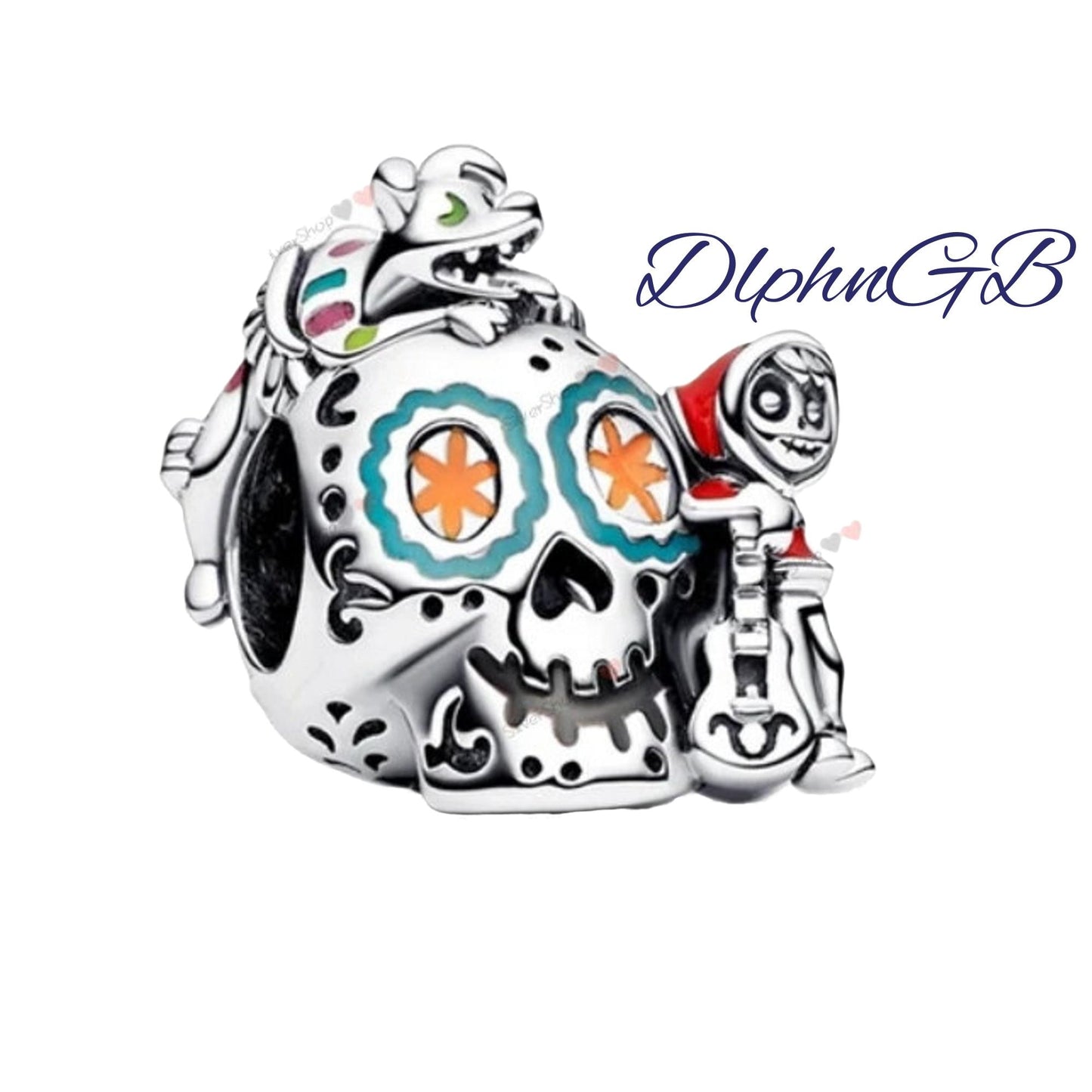 Friendship triple Double Dangle, Red Heart & Keyhole, villains charm for women bracelet S925 Sterling Silver Gifts For friend birthday