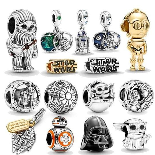 Star war BABY YODA dangle  charm for women bracelet S925 Sterling Silver For Women / friend birthday Gifts