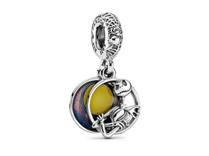 Nightmare Before Christmas Charm, S925 Sterling Silver Dangle Charm