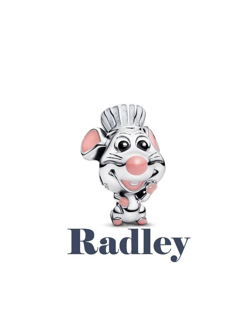 Disney Pixar Ratatouille Remy Bead Charm for women bracelet S925 Sterling Silver