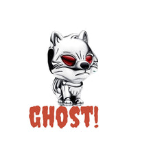 Game of Thrones Ghost Direwolf Charm Halloween Occasions bead for women bracelet S925 Sterling Silver For Women / friend birthday Gifts