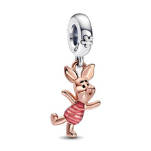 Sterling Silver Winnie the Pooh & Piglet Dangle Charm