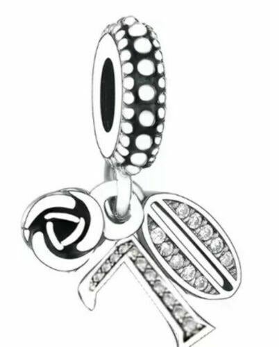 Sterling Silver Birthday Number Dangle Charm, Women's Bracelet Charm