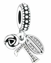 Sterling Silver Birthday Number Dangle Charm, Women's Bracelet Charm