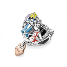 100th Anniversary Baloo, Oswald Dangle, Cinderella pumpkin Dangle charm for women bracelet S925 Sterling Silver Christmas gift, Donald Duck