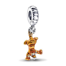 Sterling Silver Winnie the Pooh & Piglet Dangle Charm