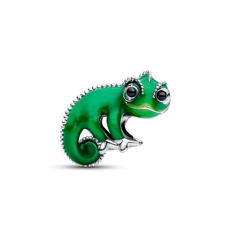 Disney Tangled Pascal Colour-changing dangle Charm Christmas Occasions bead for women bracelet S925 Sterling Silver Women jewelry,